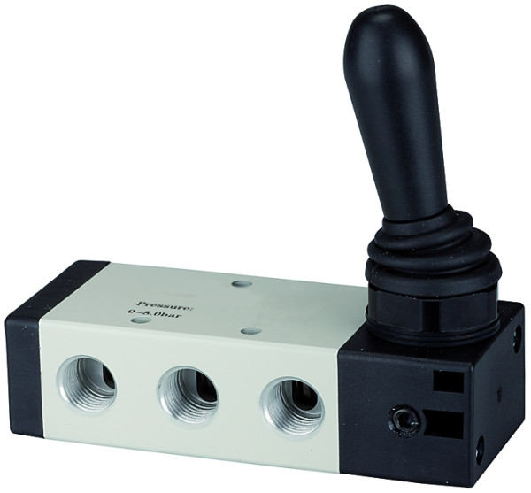 5/2-Wegeventil, Handhebelbetätigung »4H« rastend, G 1/4, 850l/min