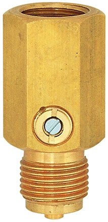 Riegler-Stoßminderer f. Manometer 1/2" PN 400 Edelstahl