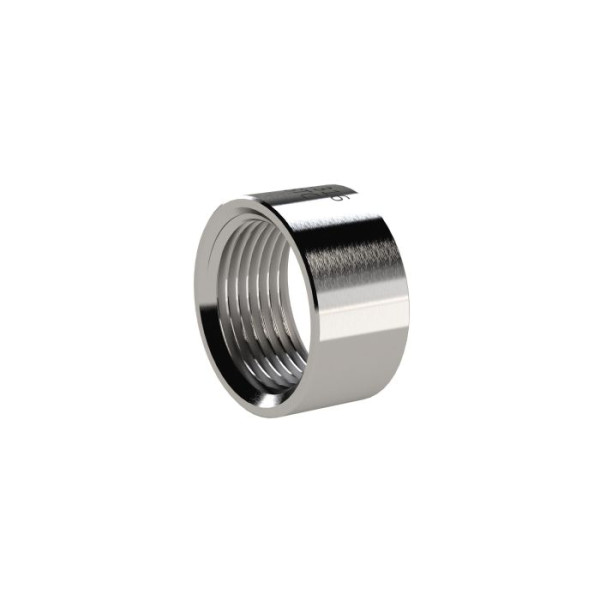 Muffe VA rund kurz / G 1 1/2" , Edelstahl 1.4408