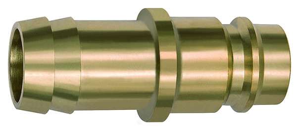 Einstecktülle f. Schnellverschlußkupplung aus MS blank. Schlauchtülle 25 mm