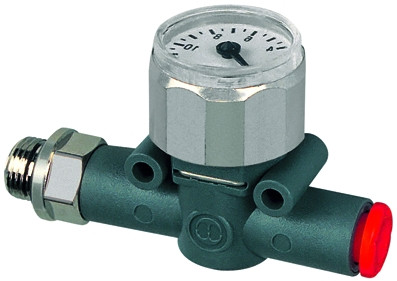 Manometer lineonline / G 1/4 / 0-12 bar Gewinde (Eingang) -
