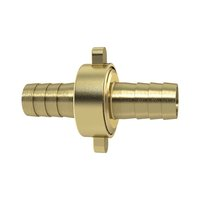 3/3 Schlauchverschr., G 1 1/4x25, Ü-Mutter, flachd. NBR O-Ring, leichte Ausführung, Messing