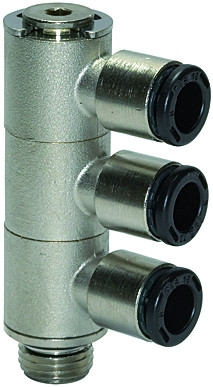 Mehrfach-Steckverbinder "click-clock" drehbar / G 1/4 AG /