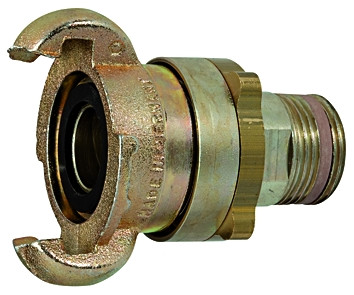 Sicherheits-Kompressorenkupplung mit Außengewinde G 1/2 nach