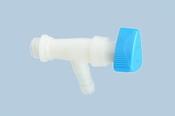 ECKVENTIL #520100 , BREITGEWINDE 22 mm , mit Tülle 1/2" NATUR , GERADE AUSFÜHRUNG