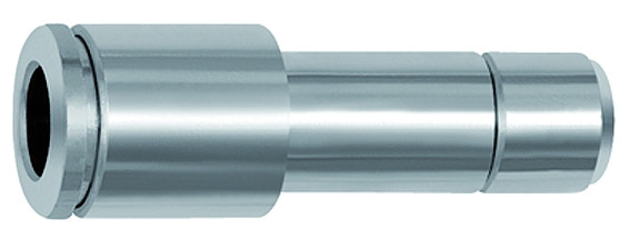 Gerade Steckverbindung "metallica" Stecknippel red. Schlauch 6mm