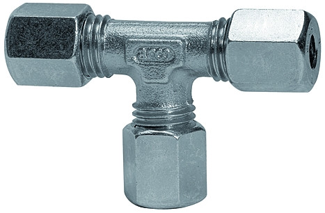 T-Verschraubung Stahl verzinkt allseit. RohrAD 12mm