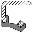 Wellendichtungsring DIN3760 mit Staublippe