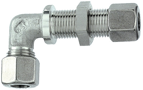 Winkel-Schottversch. WSVL Edelstahl 1.4571 Rohr AD 12mm max.
