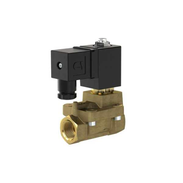 2/2 MV, NO, MS, G 1/2, DN13, PN 0,5-12, FPM, vorgest., 230V AC