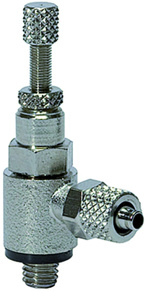 Drosselventil / M 5 / beids. drosselbar Anschluss Schnellver