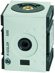 Verteiler >>FUTURA<< / G 1 / Abgänge 4 x G 3/4 / Eingangsdru