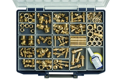 Sortimentsbox Messingdrehteile