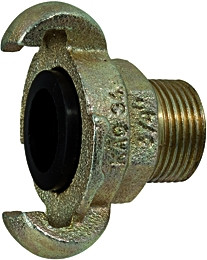 Kompressorenkupplung mit Außengewinde G 3/8 nach DIN EN ISO