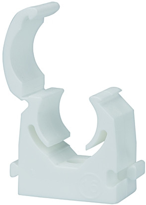 Rohrklemme / Polypropylen / für Rohr Außen-ø 28 mm / Farbe: