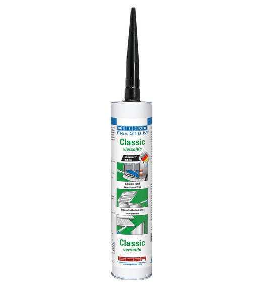 WEICON Flex 310 M Classic, Farbe schwarz, Kartusche a 310ml