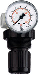 Druckbegrenzungsventil G 1/4 0,5 - 10 bar / inkl. Manometer